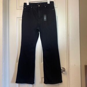 Ann Taylor Black Flare Jeans